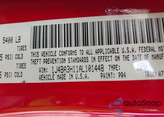 1J4BA3H11AL101448: 44000003