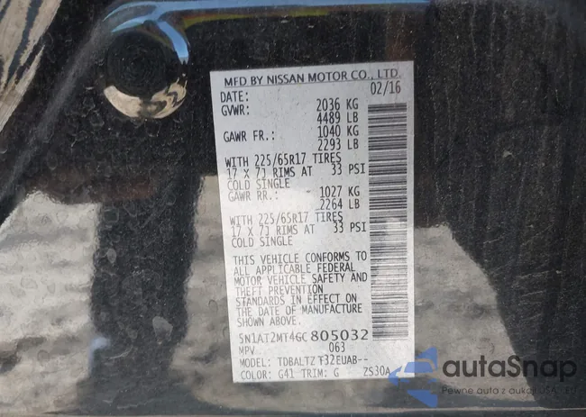 5N1AT2MT4GC805032: 44000159