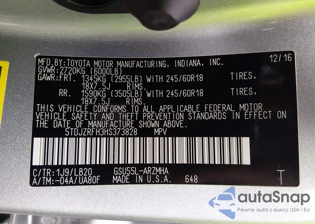 5TDJZRFH3HS373828: 43999259