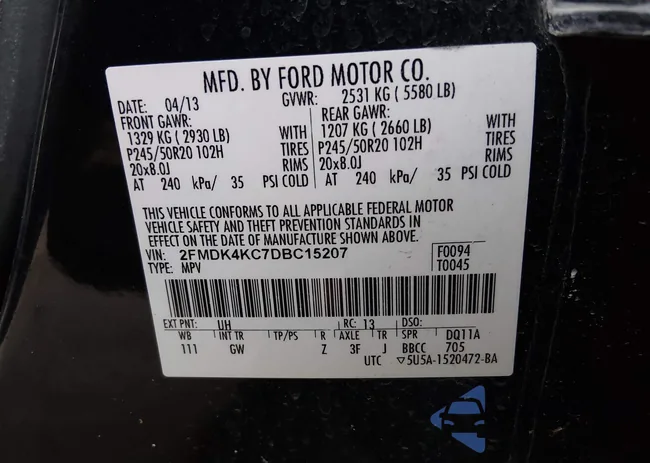 2FMDK4KC7DBC15207: 43999294