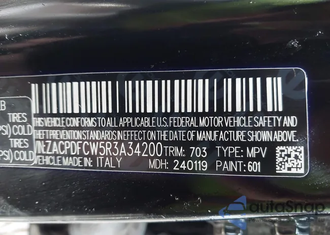 ZACPDFCW5R3A34200: 43999457