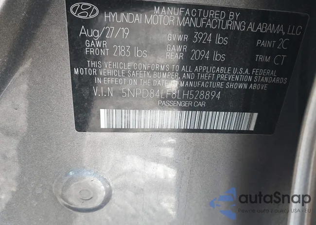 5NPD84LF8LH528894: 43999592