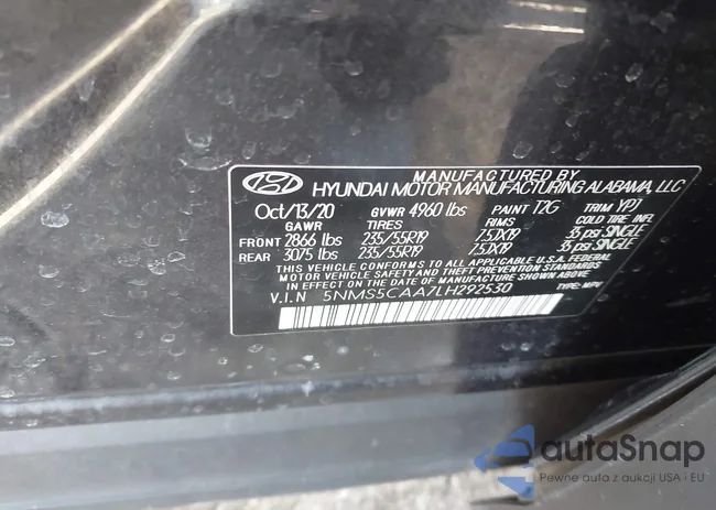 5NMS5CAA7LH292530: 44000908