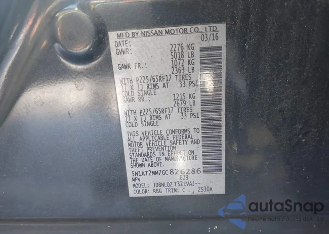 5N1AT2MM7GC826286: 44000969