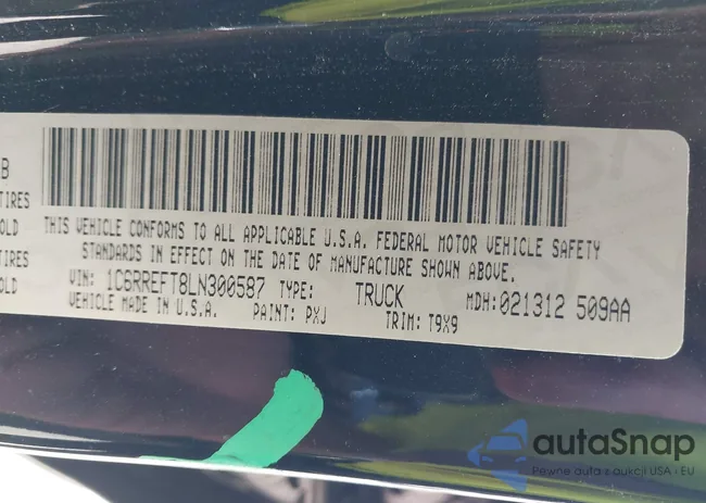 1C6RREFT8LN300587: 44001092