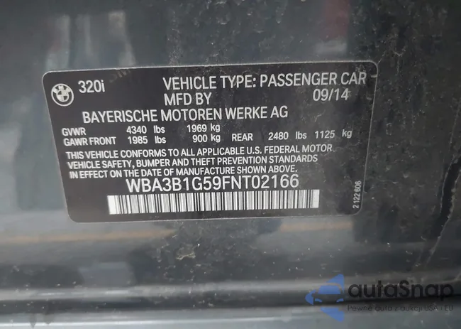 WBA3B1G59FNT02166: 44001245