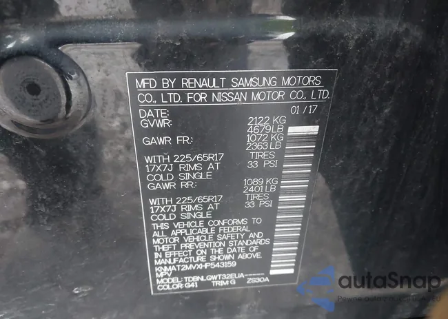 KNMAT2MVXHP543159: 44000298