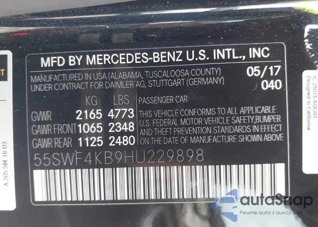 55SWF4KB9HU229898: 44000344