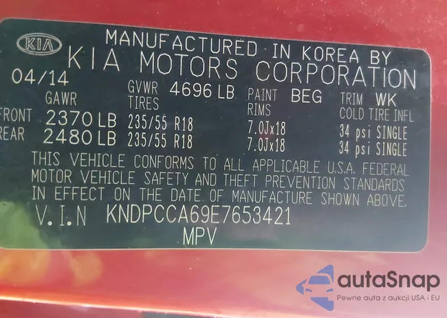 KNDPCCA69E7653421: 44000349