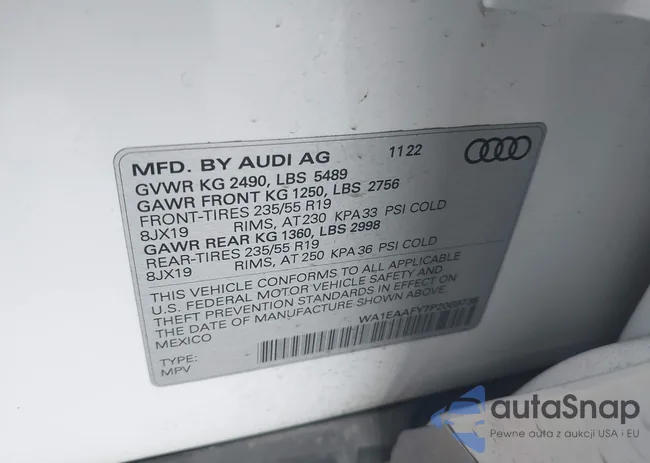 WA1EAAFY7P2069735: 44000593