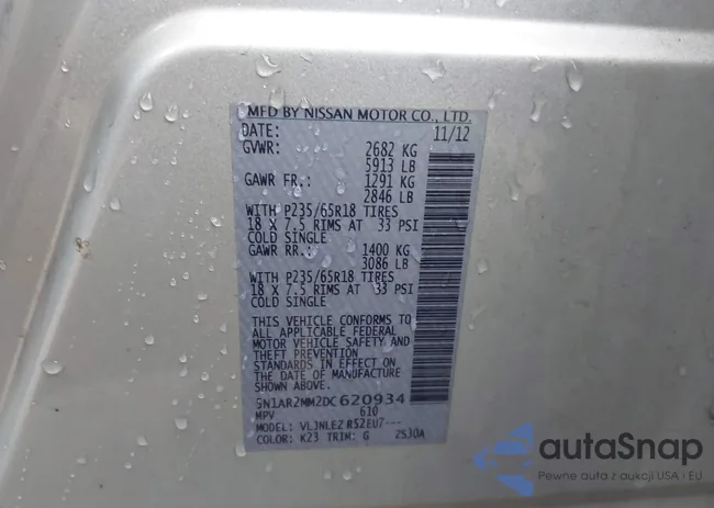 5N1AR2MM2DC620934: 44001741