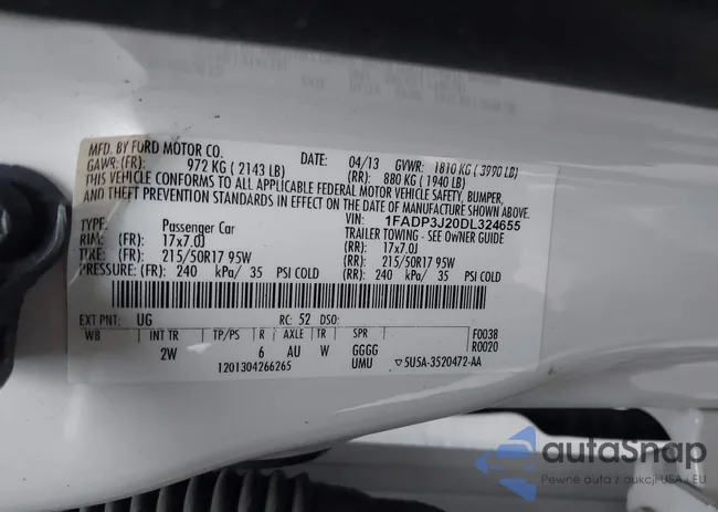 1FADP3J20DL324655: 44001775