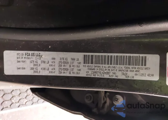 1C6RREFM2LN245997: 44001805