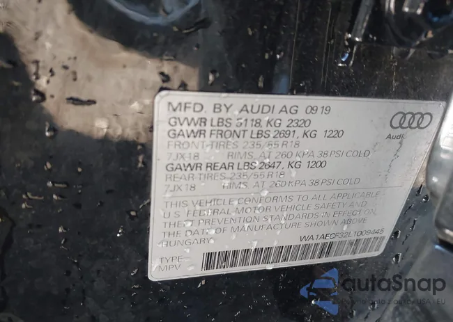 WA1AECF32L1009445: 44001887