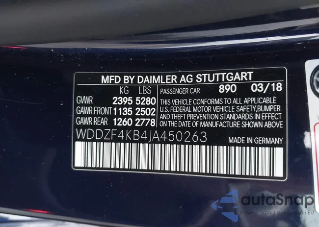 WDDZF4KB4JA450263: 44002008