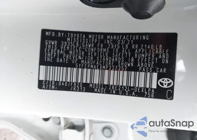 5YFEPMAEXMP227257: 44002207