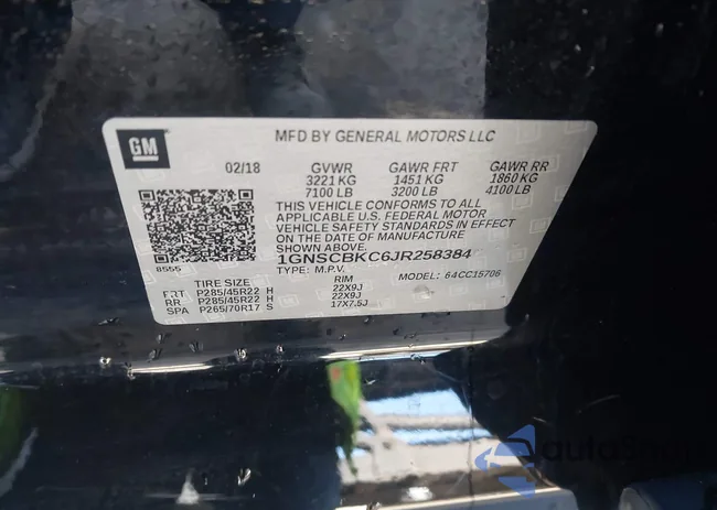 1GNSCBKC6JR258384: 44001336