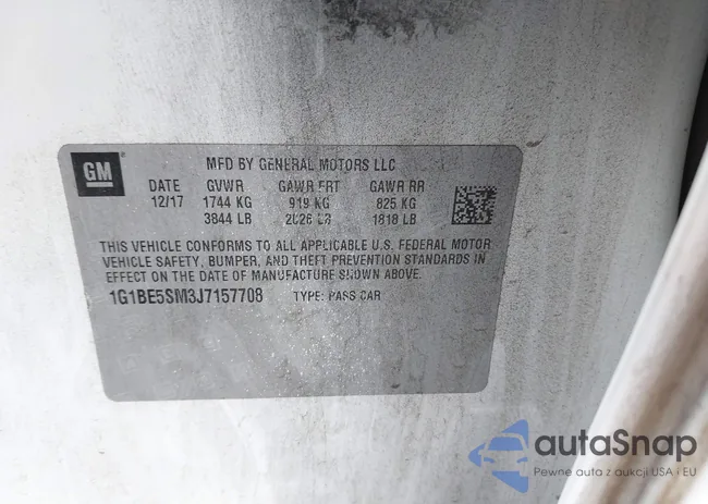 1G1BE5SM3J7157708: 44002864