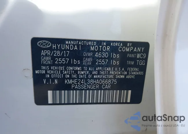 KMHE24L38HA066875: 44003197