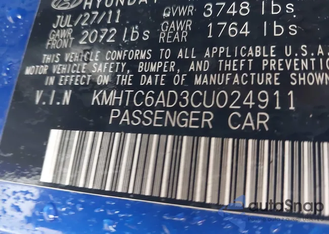 KMHTC6AD3CU024911: 44002275