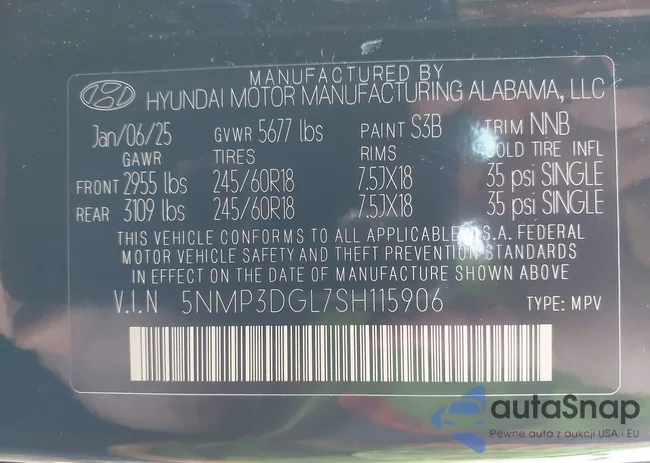 5NMP3DGL7SH115906: 44002418