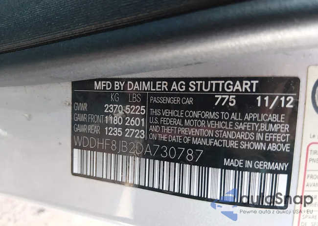 WDDHF8JB2DA730787: 44002558