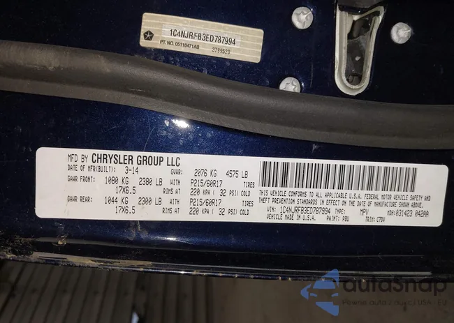 1C4NJRFB3ED787994: 44003765