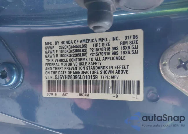 5J6YH28396L010159: 44003907