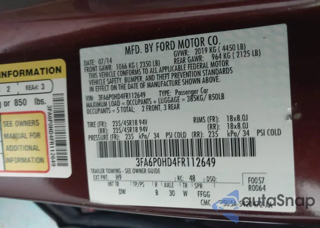 3FA6P0HD4FR112649: 44003947