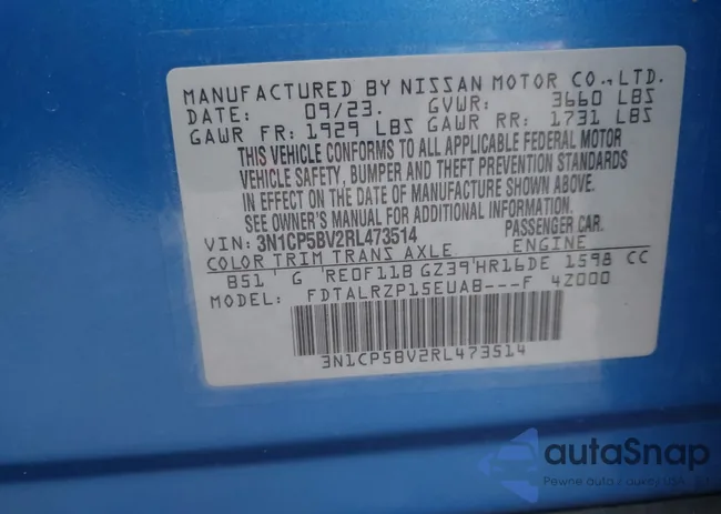 3N1CP5BV2RL473514: 44003985