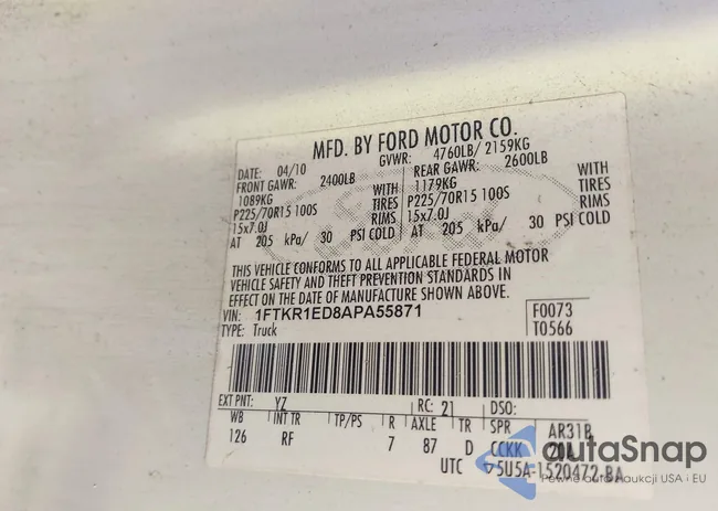 1FTKR1ED8APA55871: 44003368