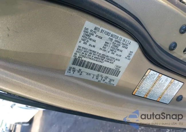 1FMZU73KX3UB53947: 44003568