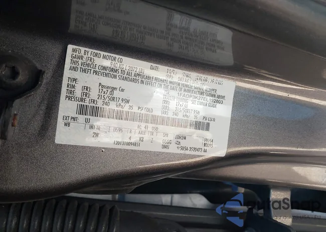 1FADP3K27EL192803: 44004759