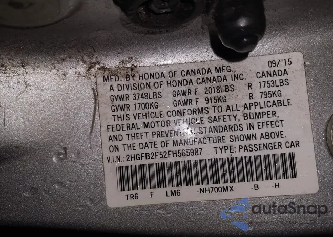 2HGFB2F52FH565987: 44004875