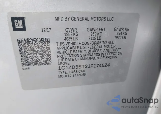 1G1ZD5ST3JF174524: 44005108