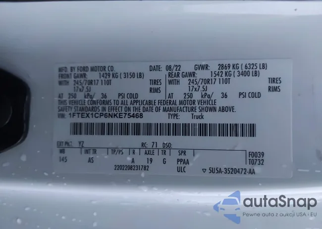 1FTEX1CP6NKE75468: 44005128