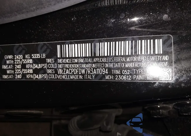 ZACPDFDW7R3A11094: 44004301