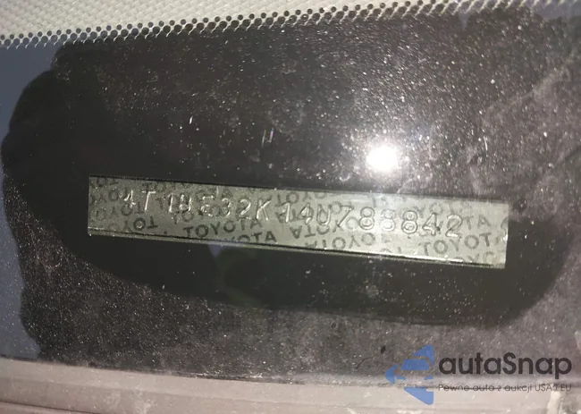 4T1BE32K14U788842: 44004323