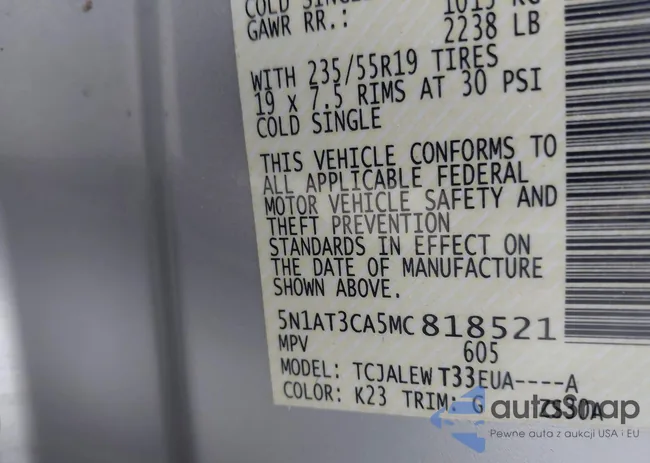 5N1AT3CA5MC818521: 44004376