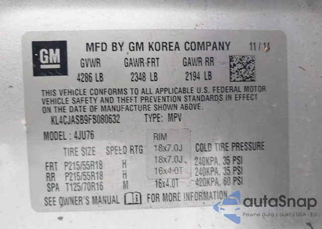 KL4CJASB9FB080632: 44004395