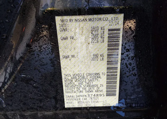 1N4AL3AP4FN374895: 44004397