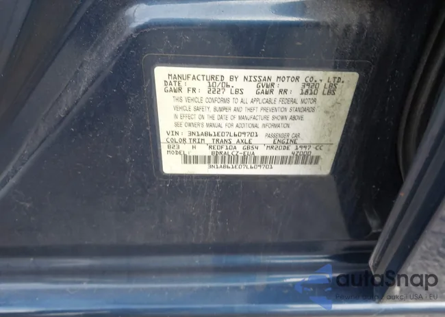 3N1AB61E07L609701: 44005686