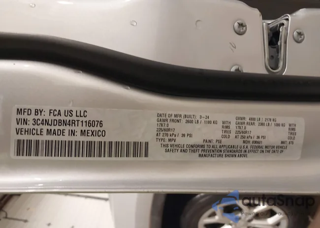 3C4NJDBN4RT116076: 44005772