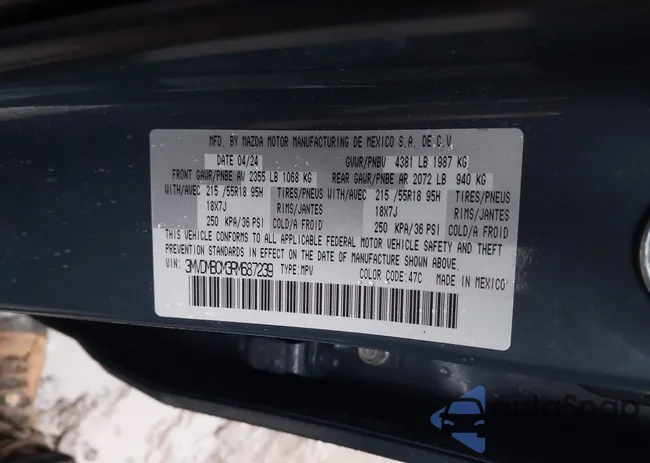 3MVDMBCM3RM687239: 44005837