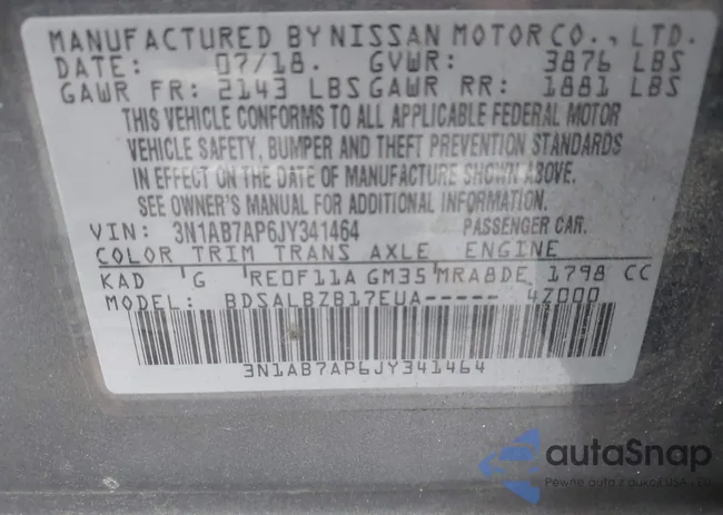 3N1AB7AP6JY341464: 44005863