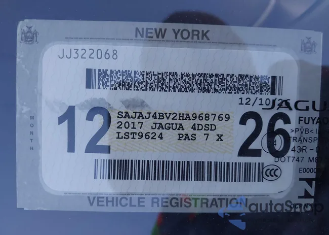 SAJAJ4BV2HA968769: 44005945