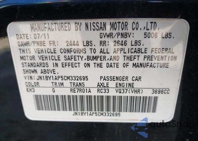 JN1BY1AP5CM332695: 44005963