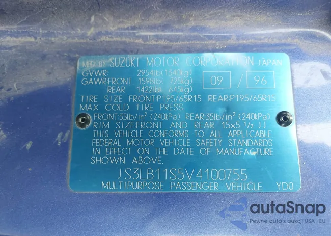 JS3LB11S5V4100755: 44006115