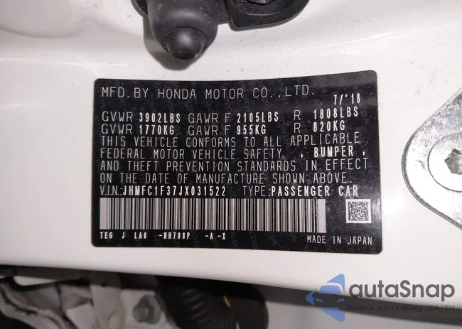 JHMFC1F37JX031522: 44006225