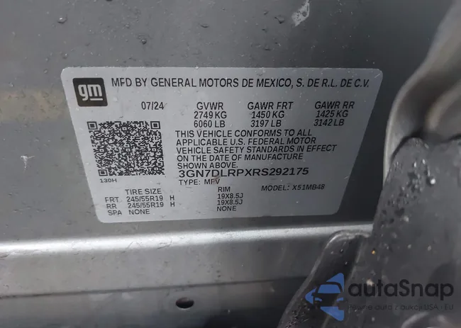 3GN7DLRPXRS292175: 44006229